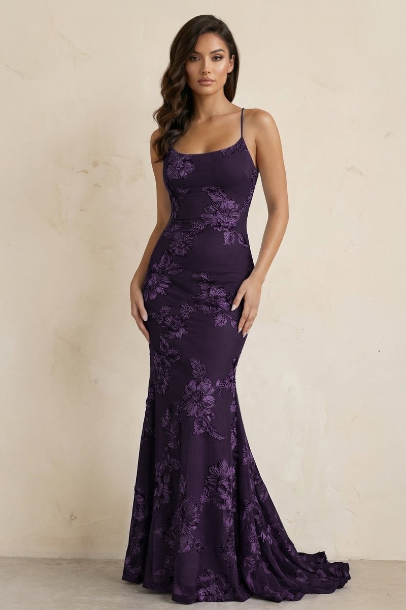 Sky Blue Spaghetti Straps Mermaid Tulle Long Prom Dresses With Appliques