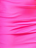 Fuchsia V Neck Bodycon Satin Short Homecoming Dress With Beadings