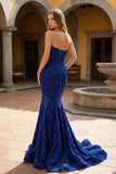 Mermaid Sweetheart Neck Sequins Prom Dress