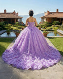 Quinceanera Dress Beading Appliques Strapless Sweetheart Ball Gown