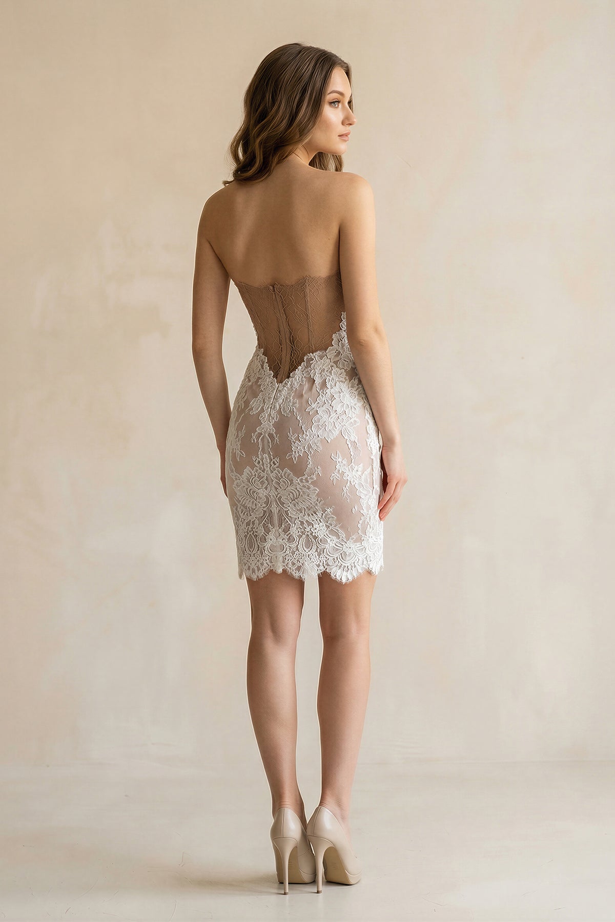 Detachable Floral Princess A-Line Boho Lace Wedding Dress Elegant Chic Sweetheart Court Train Ball Gown