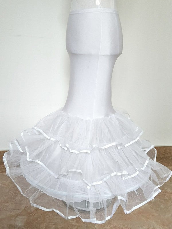 Tulle Trumpet/Mermaid 3 Tier Floor-Length Wedding Petticoats