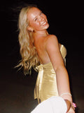 Aqua Sweetheart A Line Short Homecoming & Cocktail Dresses With Keyhole
