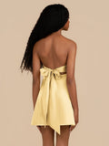 Aqua Sweetheart A Line Short Homecoming & Cocktail Dresses With Keyhole