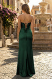 Sweetheart Aqua Blue Sheath Long Prom Dresses