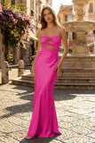 Sweetheart Aqua Blue Sheath Long Prom Dresses