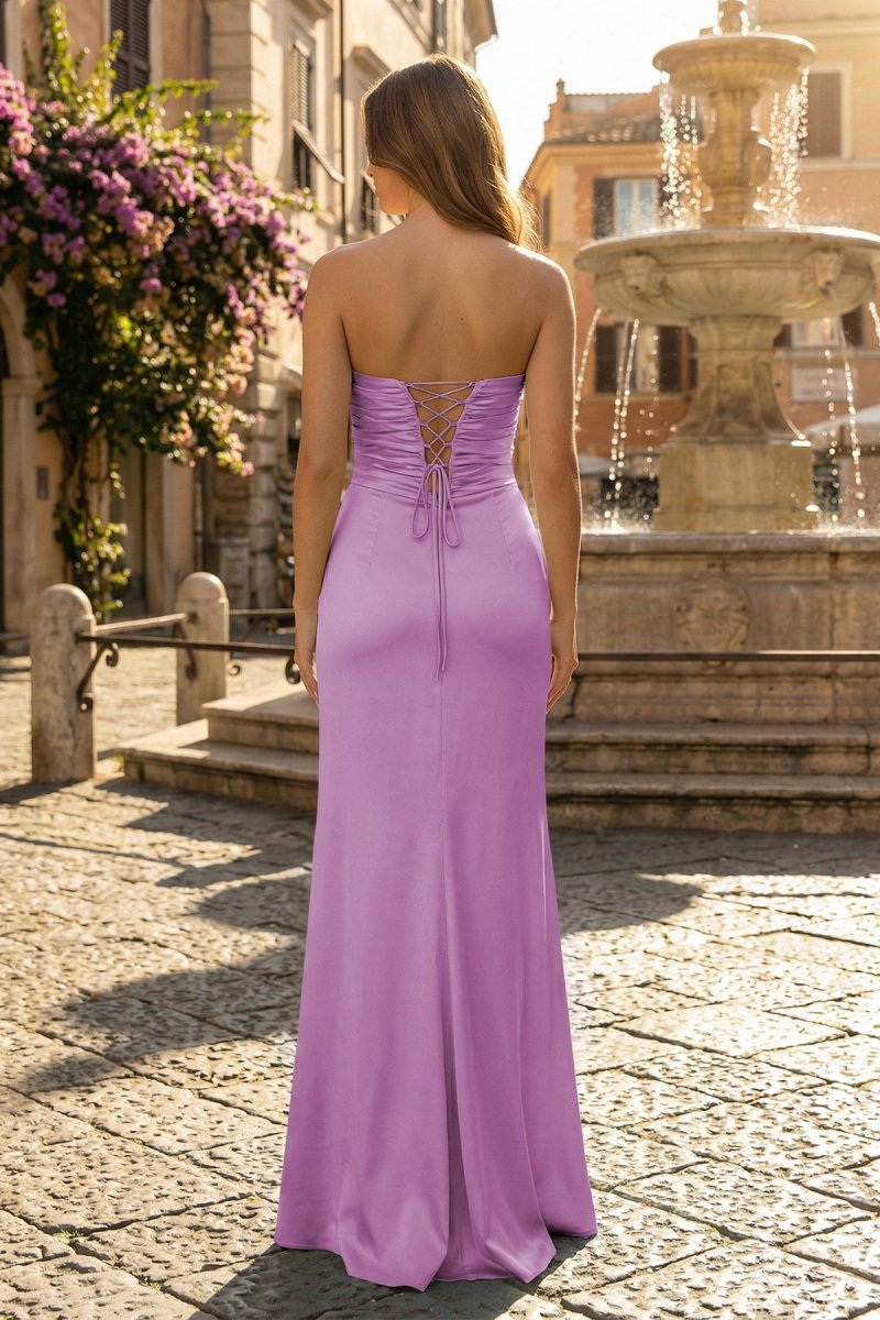 Sweetheart Aqua Blue Sheath Long Prom Dresses