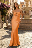 Sweetheart Aqua Blue Sheath Long Prom Dresses