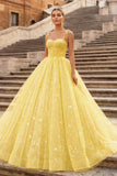Lavender Tulle Straps Floor Length Evening Dress. Lavender A-Line Prom Dress