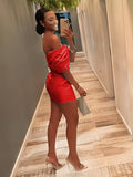 Aqua Off The Shoulder Satin Bodycon Short Homecoming Dress With Beading