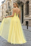 A-Line Sweetheart Beads Empire-Waist Sleeveless Prom Dress With Slit