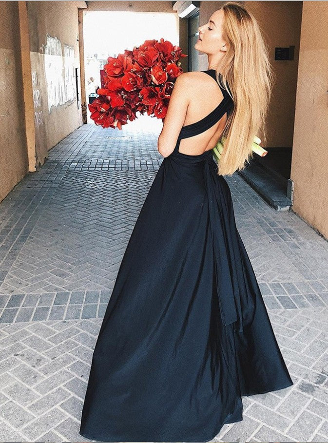Sexy Prom Dress Slit Skirt, Evening Dress ,Winter Formal Dress, Pageant Dance Dresses, Graduation School Party Gown, PC0089 - Promcoming