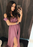 Sexy Prom Dress Slit Skirt, Evening Dress ,Winter Formal Dress, Pageant Dance Dresses, Graduation School Party Gown, PC0103 - Promcoming