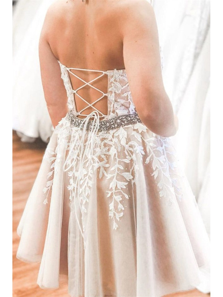 Lace Homecoming Dress Halter Neckline, Short Prom Dress, Evening Dress ,Winter Formal Dress, Pageant Dance Dresses, Back To School Party Gown, PC0580 - Promcoming