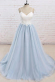 Light Blue Prom Dress, Evening Dress ,Winter Formal Dress, Pageant Dance Dresses, Graduation School Party Gown, PC0157 - Promcoming
