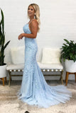 Mermaid Lace Prom Dress Long, Formal Dress, Evening Dress, Dance Dresses, School Party Gown, KB0796