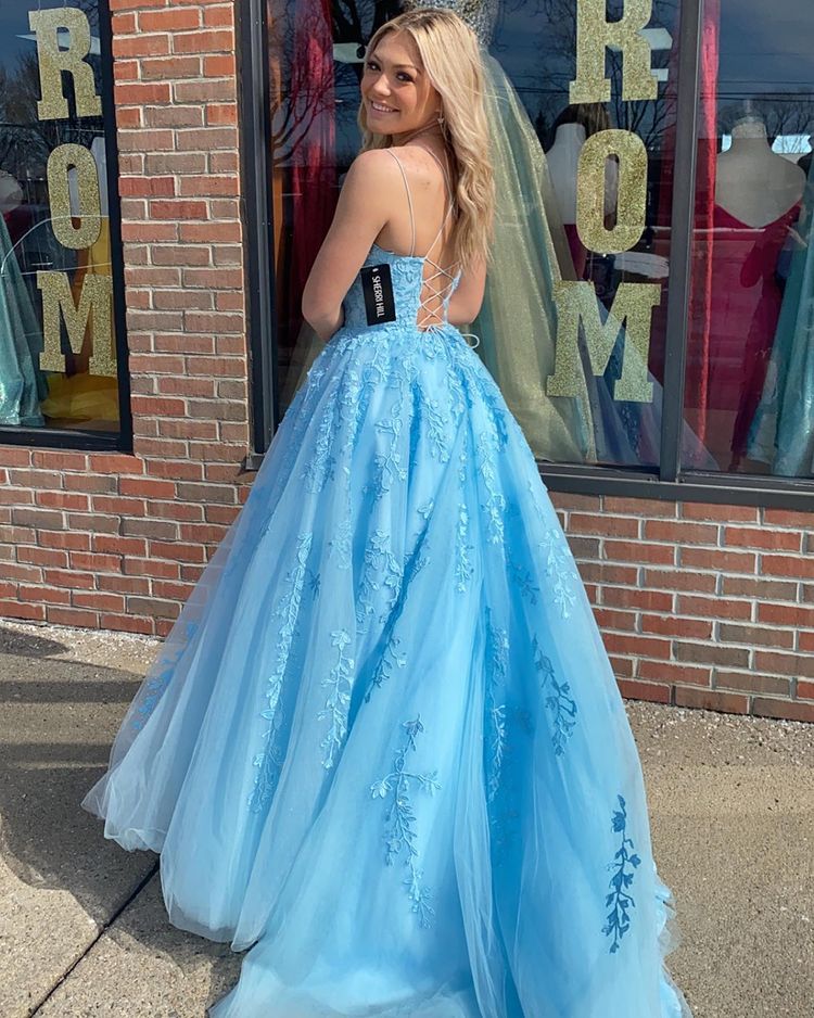 Langes Ballkleid aus Spitze, Ballkleid, Abendkleid, Tanzkleid, Schulpartykleid, KB0941 