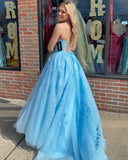 Langes Ballkleid aus Spitze, Ballkleid, Abendkleid, Tanzkleid, Schulpartykleid, KB0941 