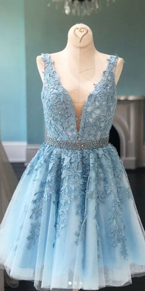 Homecoming Dress with Lace, Short Prom Dress ,Winter Formal Dress, Pageant Dance Dresses, Back To School Party Gown, KB0671