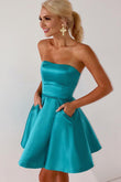 Grüne Homecoming-Kleider, Hoco-Kleid, Kurzes Abschlussballkleid, Cocktailkleid, Tanzkleider, Back to School Partykleid, KB0890 