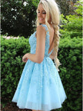 Homecoming Dress with Lace, Short Prom Dress ,Winter Formal Dress, Pageant Dance Dresses, Back To School Party Gown, KB0671