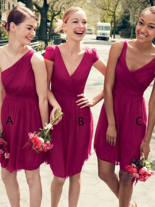Cheap Bridesmaid Dresses Short, Bridesmaid Dress, Wedding Party Dress, Dresses For Wedding, NB0017 - Promcoming