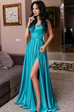 Prom Dress with Slit, Evening Dress ,Winter Formal Dress, Pageant Dance Dresses, Graduation School Party Gown, PC0182 - Promcoming