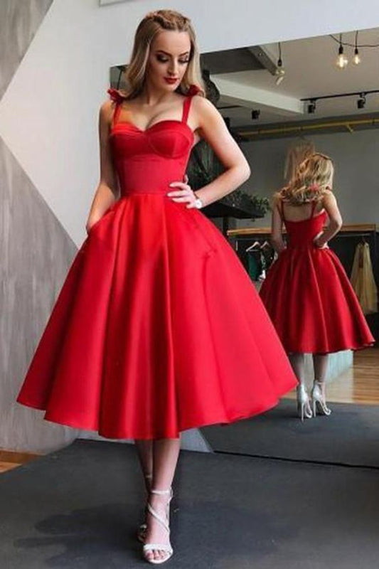 Red Homecoming Dress, Short Prom Dress ,Formal Dress, Pageant Dance Dresses, Back To School Party Gown, KB0836