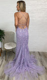 Mermaid Lace Prom Dress 2024 Winter Formal Dress Pageant Dance Dresses Back To School Party Gown, KB1028