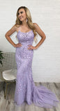 Mermaid Lace Prom Dress Long 2024 Winter Formal Dress Pageant Dance Dresses Back To School Party Gown
