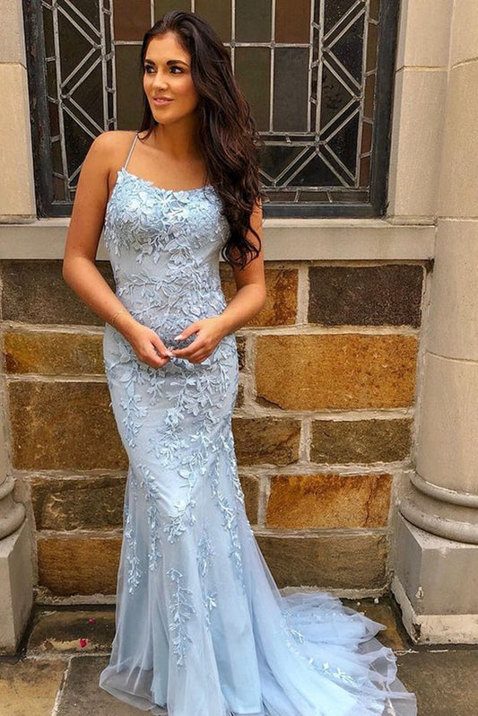 Mermaid Lace Prom Dress Long, Formal Dress, Evening Dress, Dance Dresses, School Party Gown, KB0796