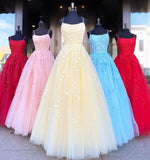 Langes Spitzen-Ballkleid, Abendkleid, Tanzkleid, formelles Kleid, Abschlussballkleid, KB0564 