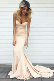 Champagne Mermaid Prom Dress, Evening Dress ,Winter Formal Dress, Pageant Dance Dresses, Graduation School Party Gown, PC0147 - Promcoming