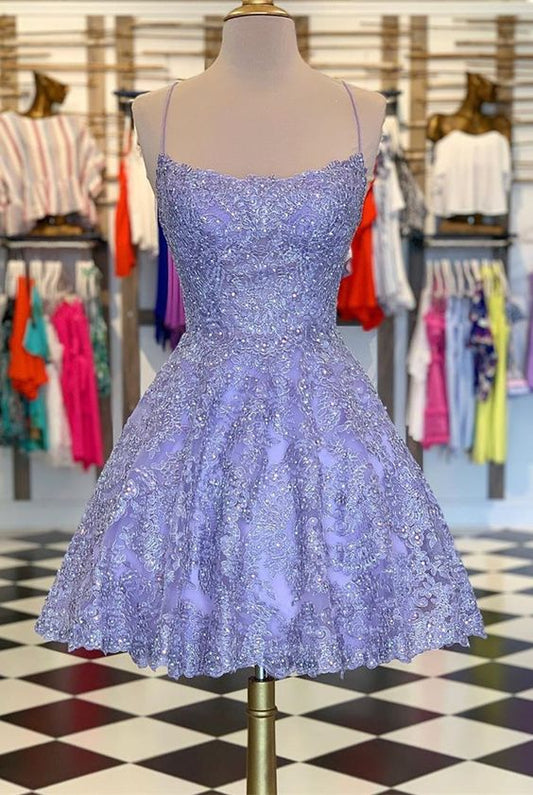 Spitzenkleid für die Heimkehr 2021, Kurzes Abschlusskleid, Formales Kleid, Tanzkleider, Back to School Partykleid, KB0848 