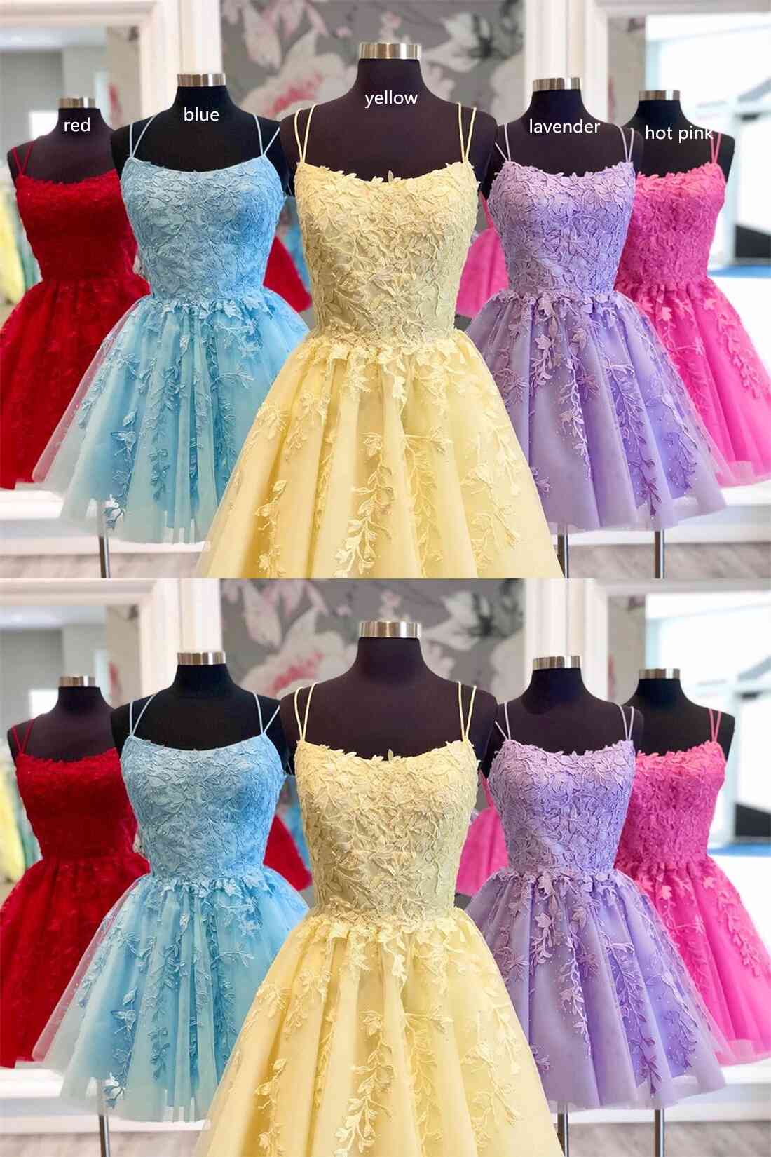Spitzenkleid für Zuhause, Kurzes Abschlussballkleid, Winterkleid, Festzugstanzkleider, Back to School Partykleid, KB0641 
