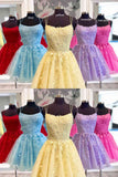 Spitzenkleid für Zuhause, Kurzes Abschlussballkleid, Winterkleid, Festzugstanzkleider, Back to School Partykleid, KB0641 