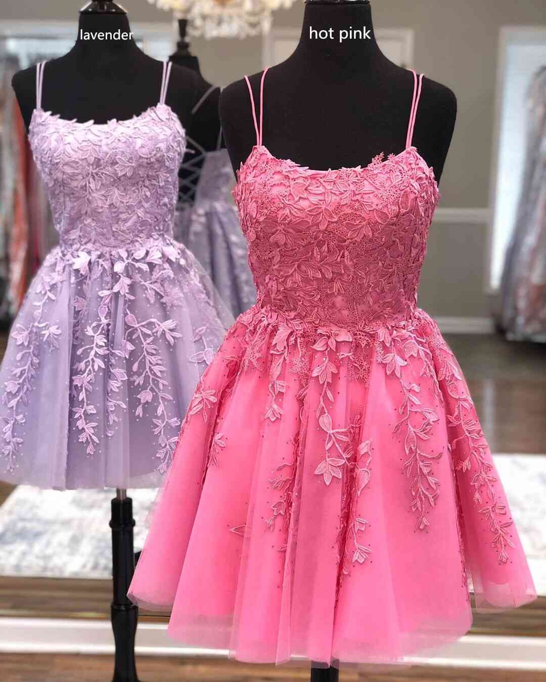 Spitzenkleid für Zuhause, Kurzes Abschlussballkleid, Winterkleid, Festzugstanzkleider, Back to School Partykleid, KB0641 
