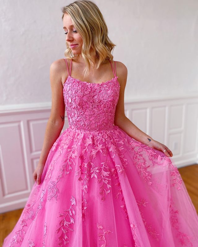 Pink Prom Dresses Long 2024 Winter Formal Dress Pageant Dance Dresses Back To School Party Gown