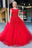 Red Lace Prom Dresses Long 2024 Winter Formal Dress Pageant Dance Dresses Back To School Party Gown