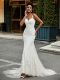 Sweetheart Lace Appliqued Sweep Train Wedding Dress As Picture Bridal Gowns Dresses