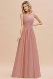 Elegant V-Neck Elegant Evening Maxi Dress Bridesmaid Dress Sleeveless Styles Prom Gowns