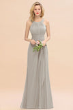 Fabulous Halter Elegant Bridesmaid Dresses Long Dress for Wedding Party Evening Dresses