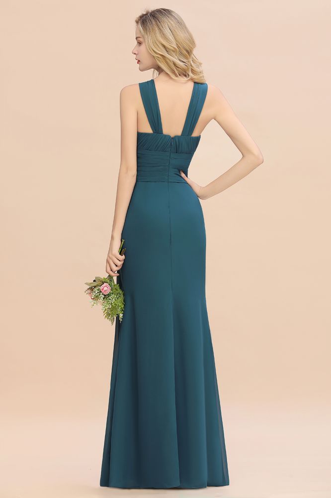 Fabulous Halter Elegant Bridesmaid Dresses Long Dress for Wedding Party Evening Dresses