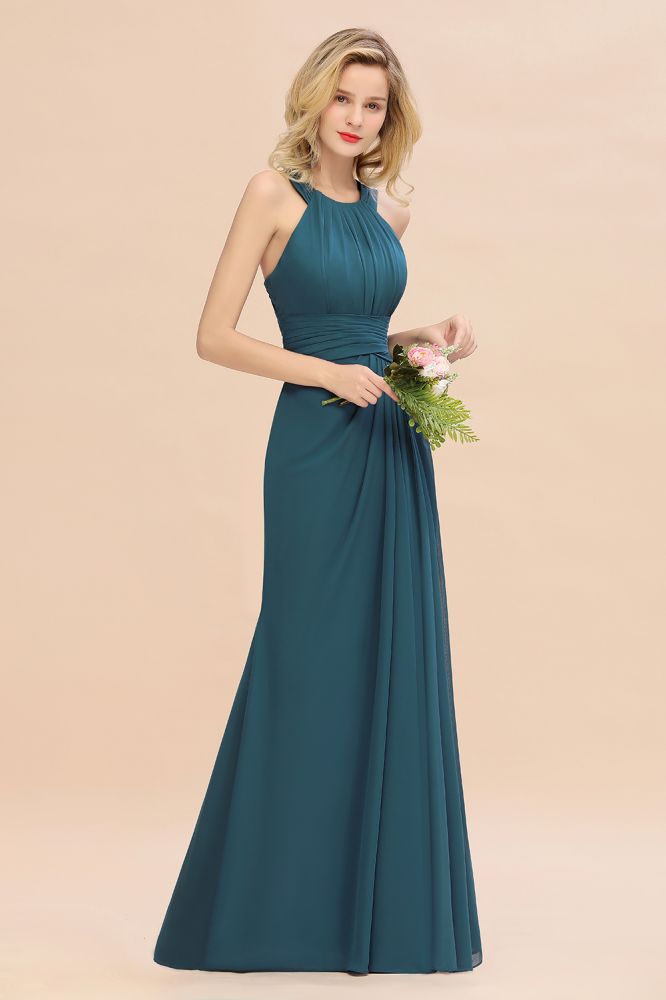 Fabulous Halter Elegant Bridesmaid Dresses Long Dress for Wedding Party Evening Dresses
