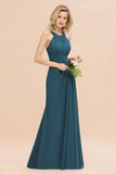 Fabulous Halter Elegant Bridesmaid Dresses Long Dress for Wedding Party Evening Dresses