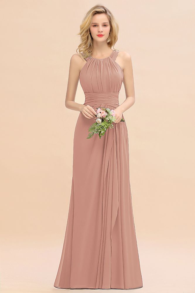 Fabulous Halter Elegant Bridesmaid Dresses Long Dress for Wedding Party Evening Dresses