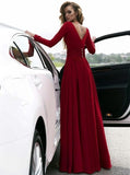 Prom Dress with Long Sleeves, Evening Dress, Special Occasion Dress, Formal Dress, Graduation School Party Gown, PC0540 - Promcoming