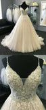 Online Wedding Dress Spaghetti Straps, Bridal Gown ,Dresses For Brides
