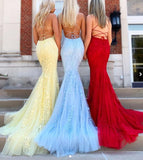 Mermaid Lace Prom Dresses, Formal Dress, Evening Dress, Pageant Dance Dresses, School Party Gown, KB0750