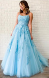 Light Blue Prom Dress New Style, Prom Dresses, Evening Dress, Dance Dress, Graduation School Party Gown, PC0408 - Promcoming